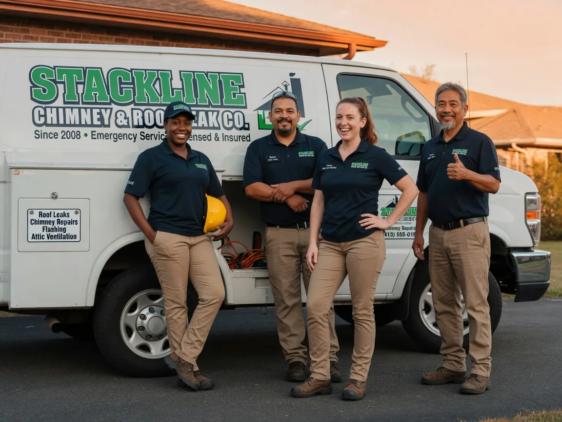 Chimney flashing repair company in Stockdale, PA